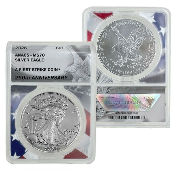 2026 PRESALE Silver American Eagle – MS70 | US Coins | Csnmint.com