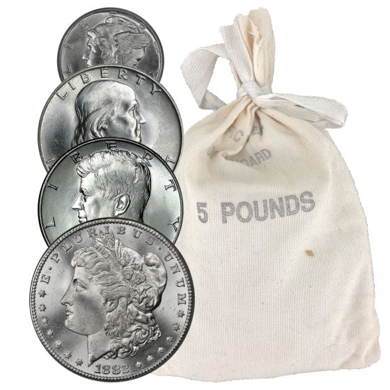 5LB HOARD OF 1900's SILVER COINS | US Coins | Csnmint.com