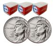 1776-2026 P&D Mint Enduring Liberty Half Dollar 20-Coin Roll x3
