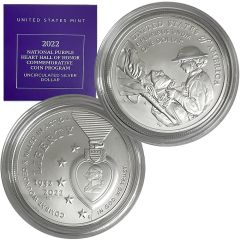 2022 Purple Heart Silver $1 Uncirculated