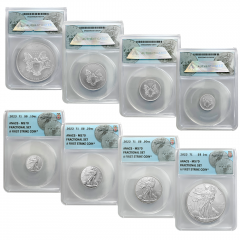 2023 Silver Fractional Set MS70 - ANACS