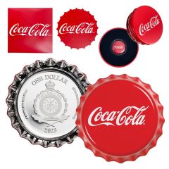 2023 Coca-Cola Silver Bottle Cap Coin
