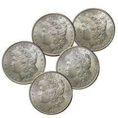 1878-S to 1882-S Morgan Silver Dollars - BU Condition