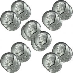 1964 Silver Kennedy Half Dollar 20-Coin Roll