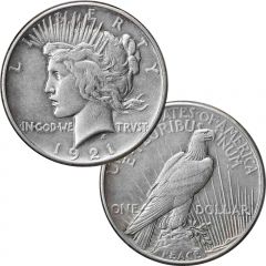 1921 Peace Dollar – AU Condition