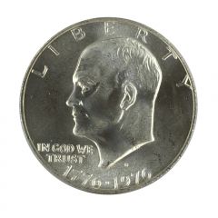 1976 Eisenhower Bicentennial Silver Dollar