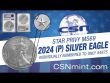 1ST EVER NGC NUMBERED STAR PRIVY SILVER EAGLE!!!