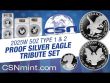 FIVE-OUNCE SILVER EAGLE...IN PROOF!