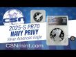 250TH ANNIVERSARY NAVY PRIVY SILVER EAGLE!!!