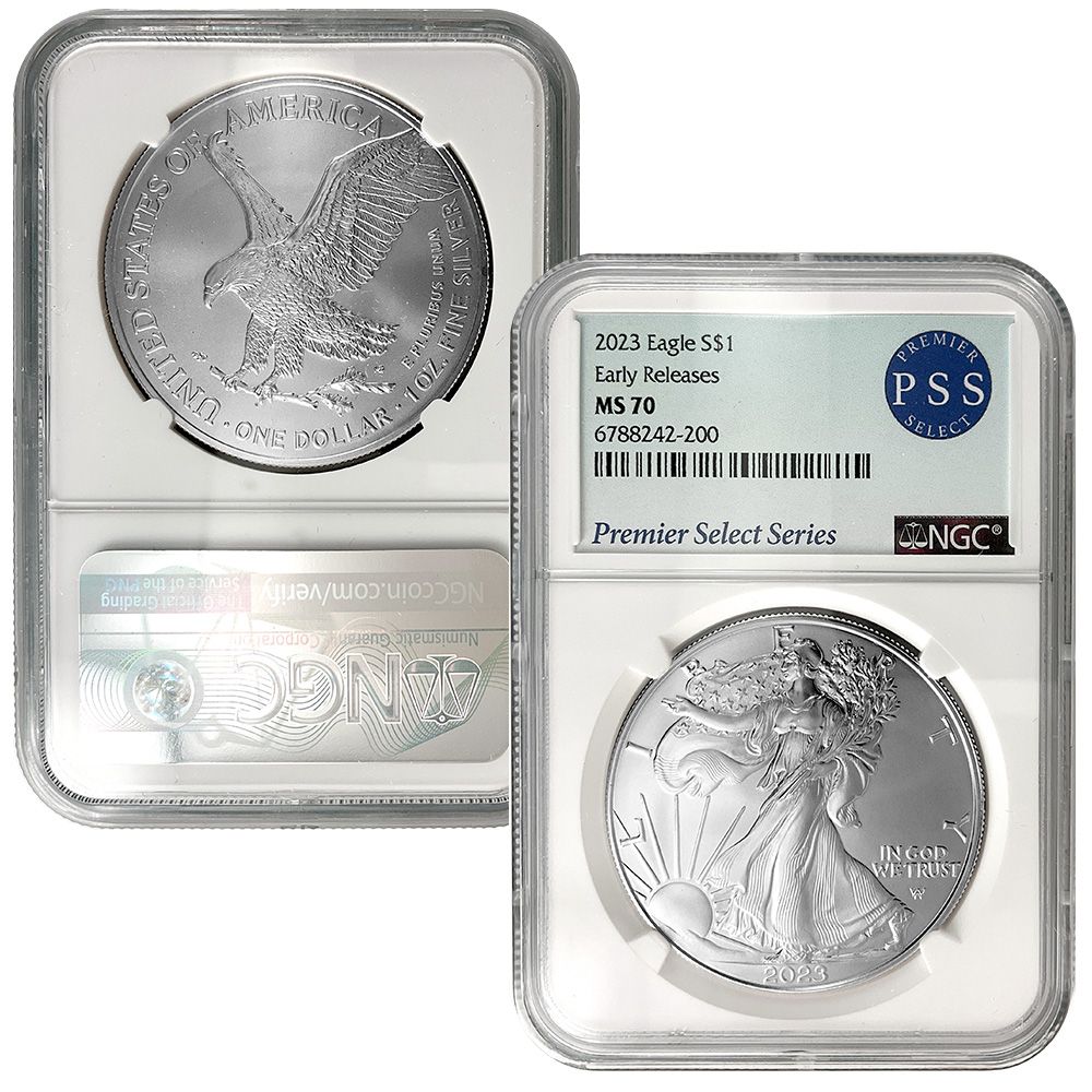 2023 Silver Eagle – NGC MS70 PSS | US Coins | Csnmint.com