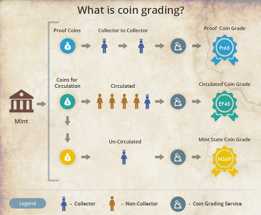 Coin grading  The art behind the science!