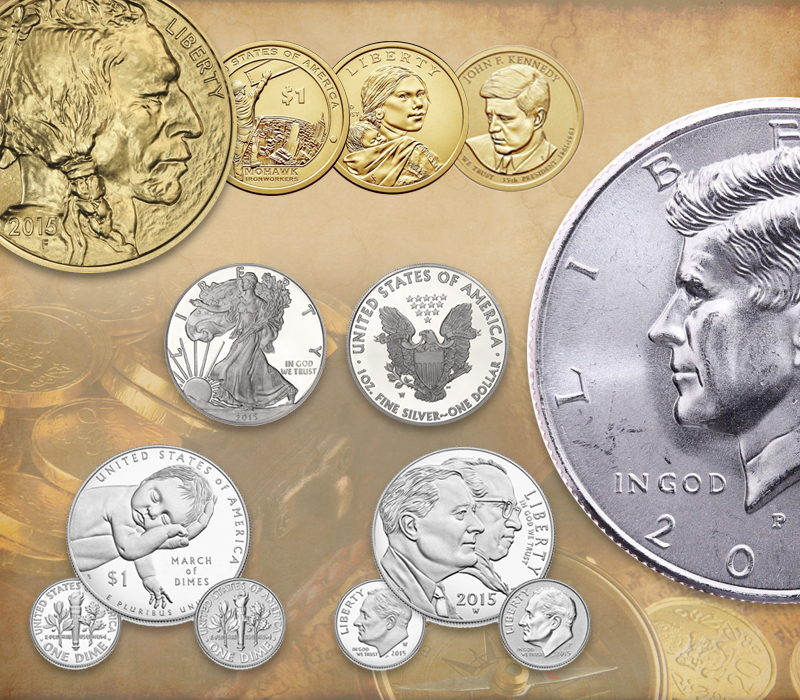 American coins for sale in 2015