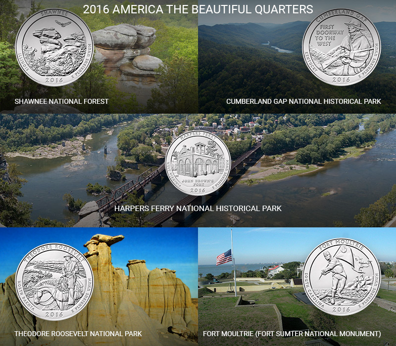 2016 America the Beautiful Quarters