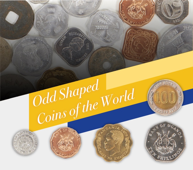 Odd Shaped coins of the World