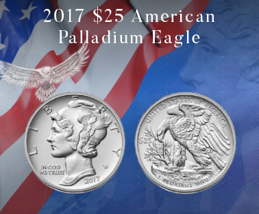 2017 $25 American Palladium Eagle