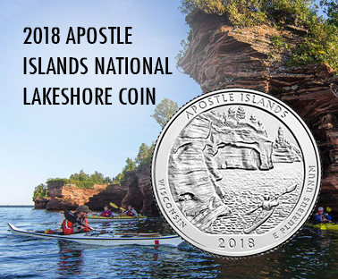2018 Apostle Islands National Lakeshore coin
