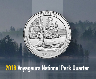 2018 Voyageurs National park quarter