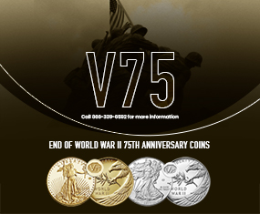 End of World War II 75th Anniversary coins