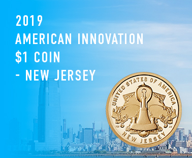 American Innovation $1 coin – New Jersey
